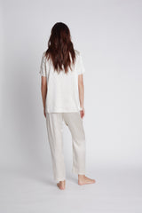 NILETA Silk pajamas sleepwear short sleeve button up