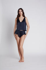 NILETA Silk pajamas sleepwear tap shorts