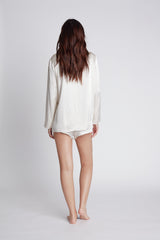 NILETA Silk pajamas sleepwear long sleeve button up