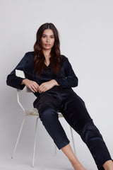 NILETA Silk pajamas sleepwear long sleeve button up