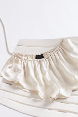 NILETA Silk pajamas sleepwear tap shorts