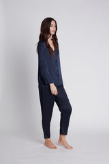NILETA Silk pajamas sleepwear long sleeve button up